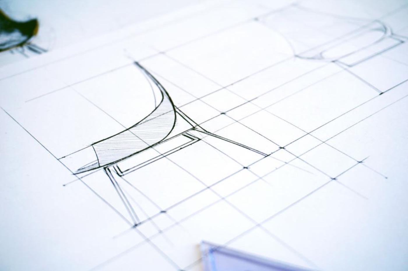 Architectural drawings, illustrating a website redesign that keeps its rankings